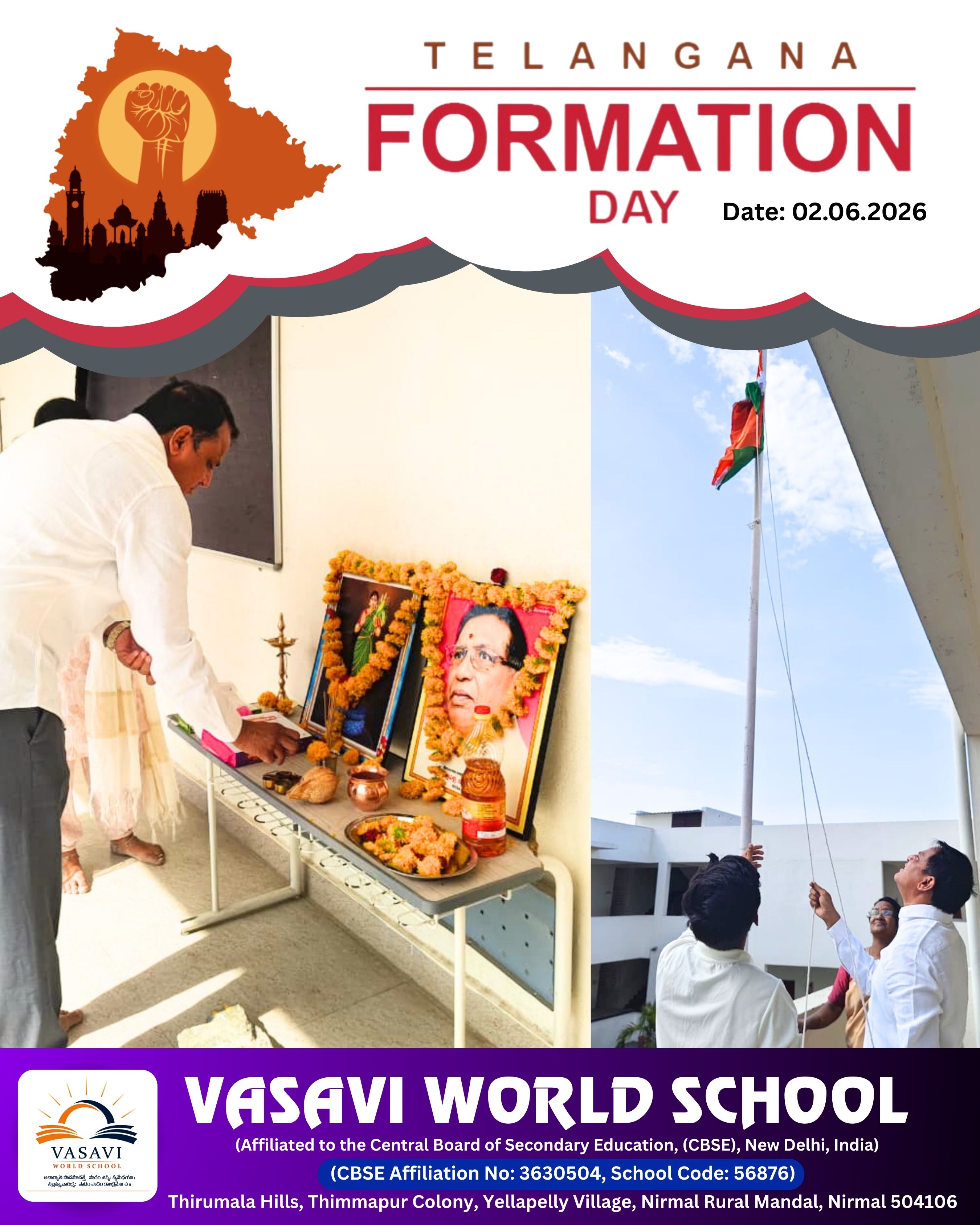 #TelanganaFormationDay