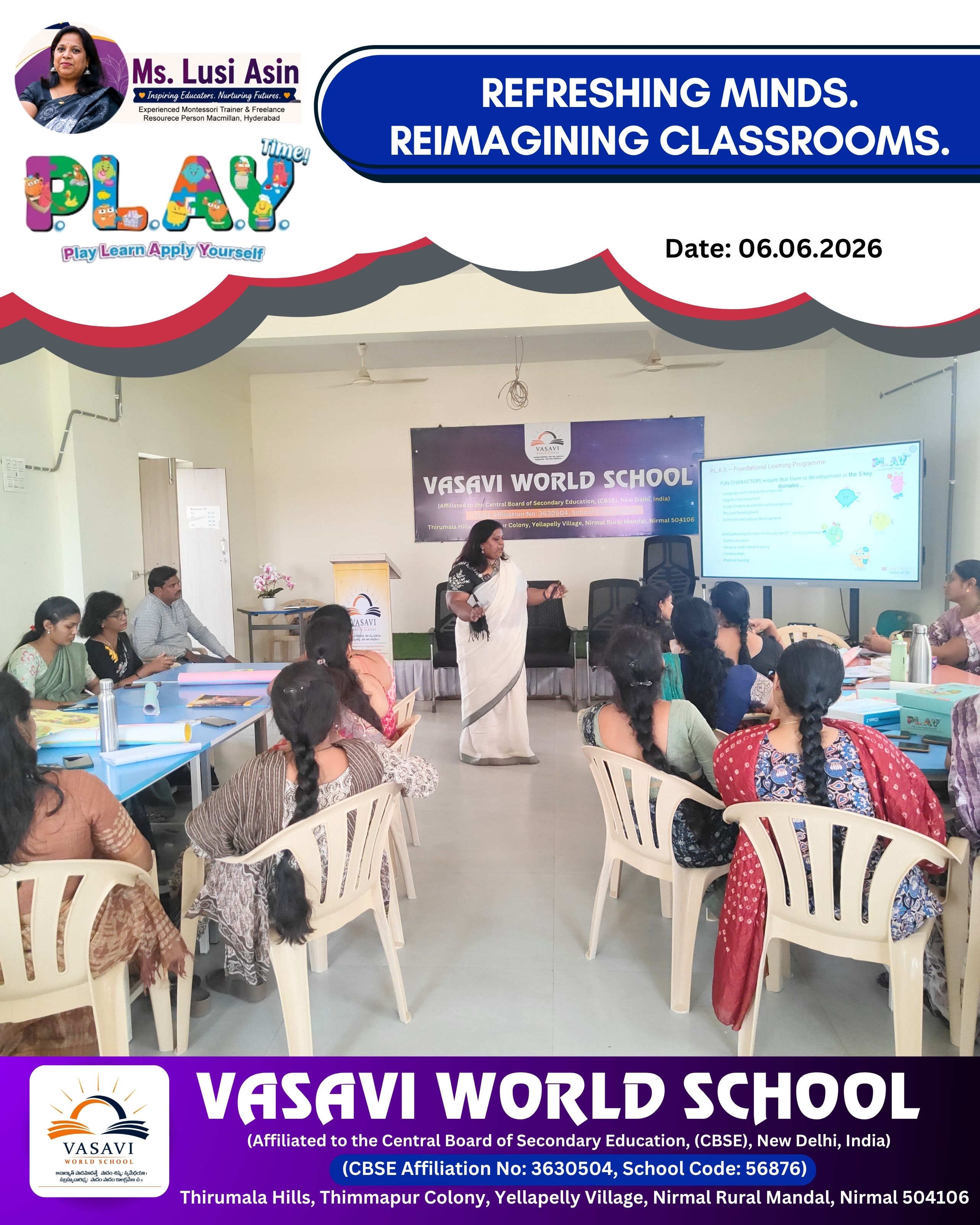 #Refreshing Minds. Reimagining Classrooms