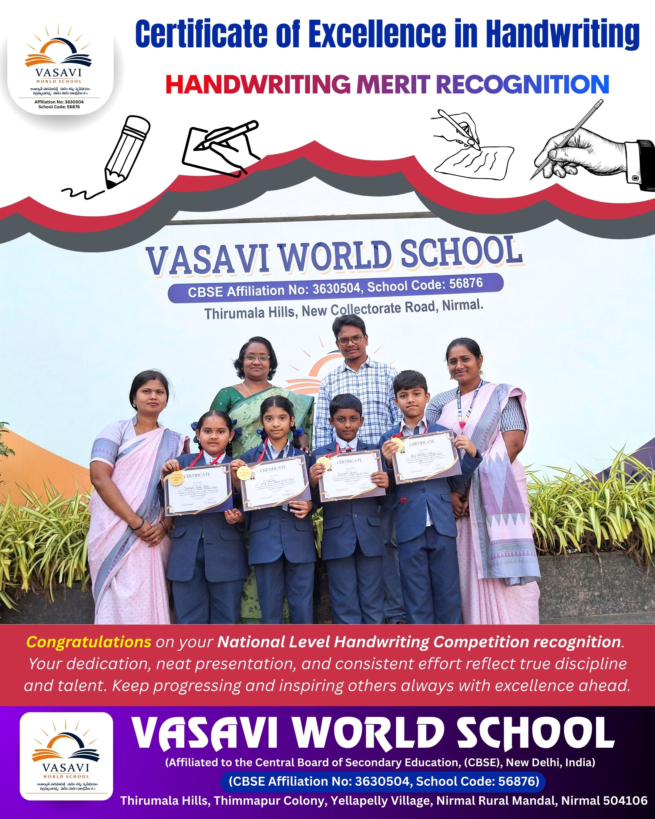 Handwriting Winners